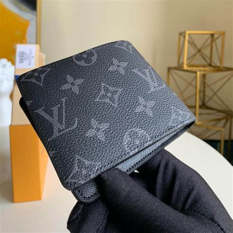 Louis Vuitton Wallet Multiple Monogram Eclipse in Canvas 